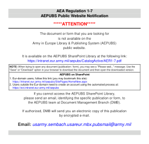 AEA 条例 1-7 AEPUBS 公共网站通知